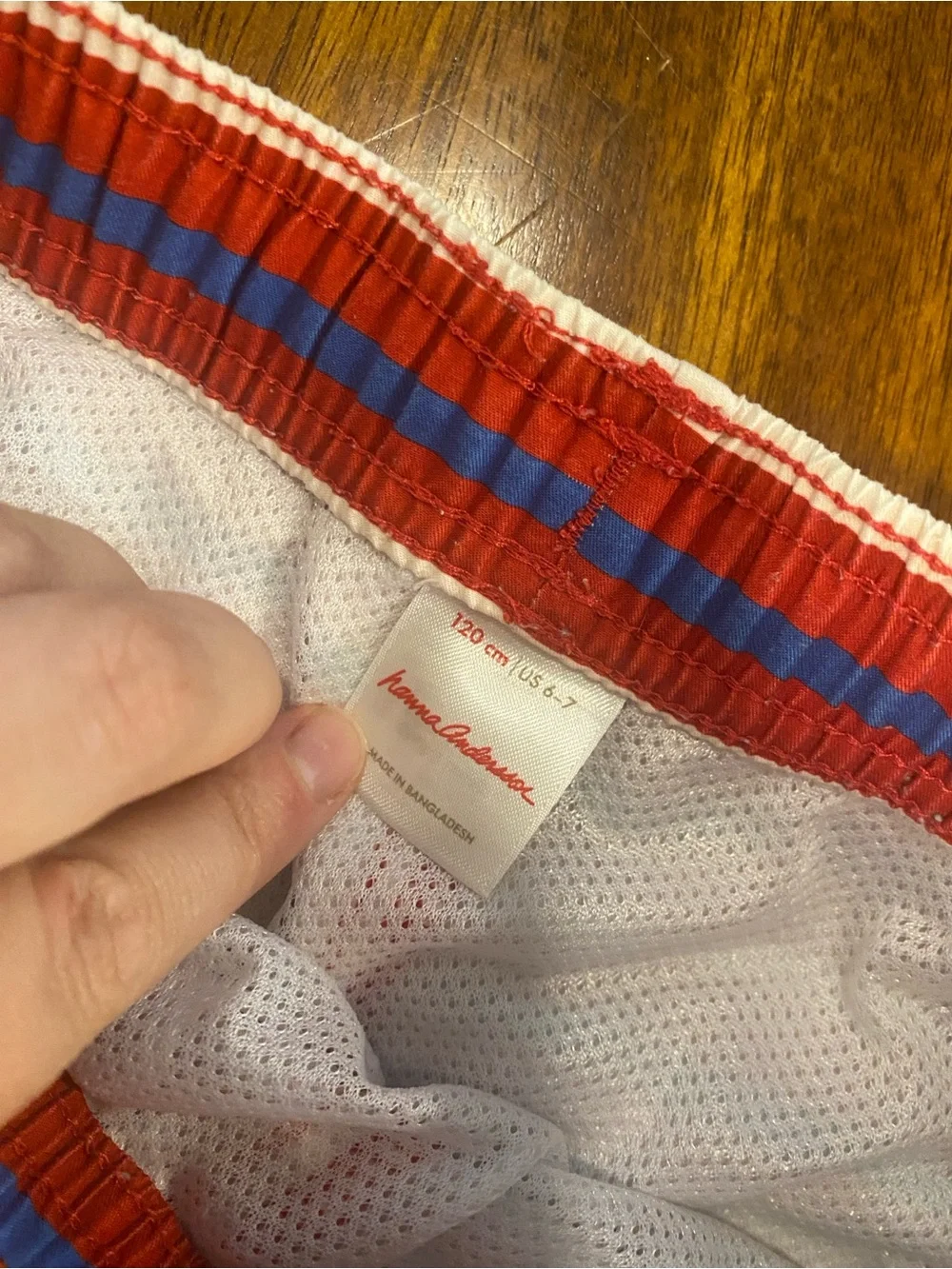 Hanna Andersson swim trunks boys size 120 6-7 swimsuit